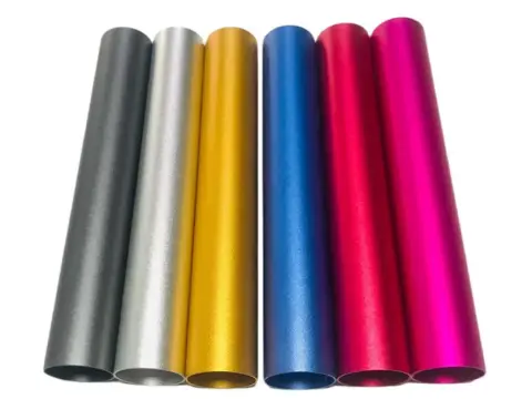 Color Anodized 6061-T6 brushed tube