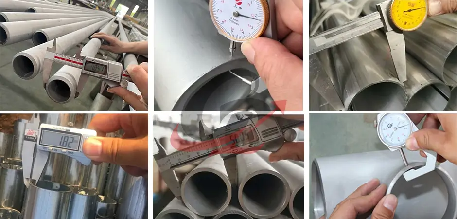 Glory Steel Galvanized Pipe Dimension Measurement