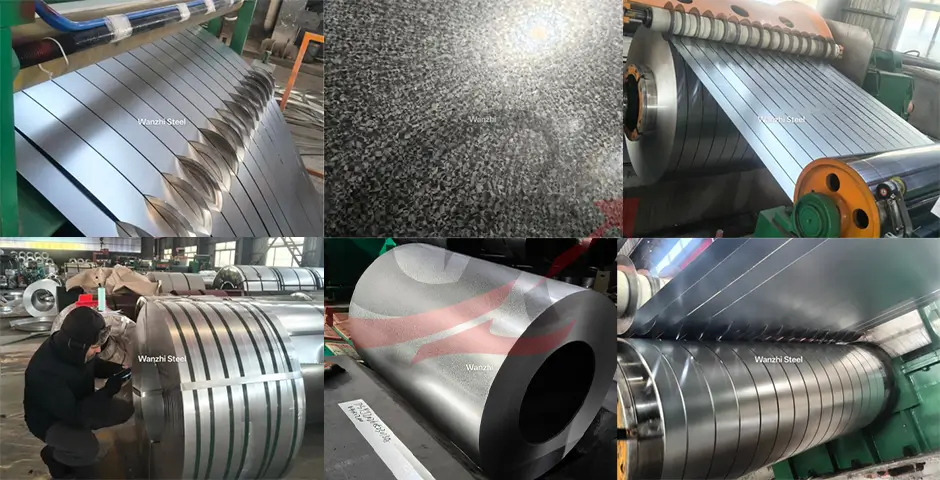 Hot dip ZAM steel coil production process