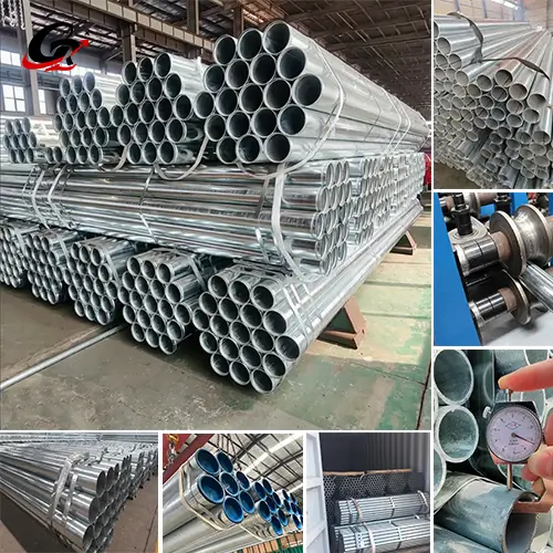 Q235B ERW Galvanized Carbon Steel Tubes