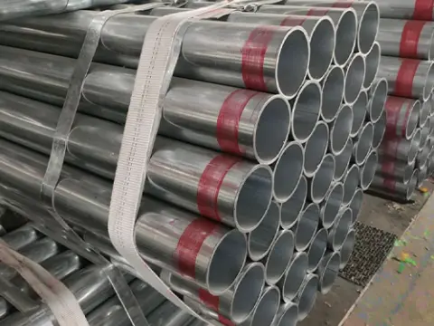 4 inch hot dip galvanized steel pipe, ASTM A53 ERW welded galvanized round pipe