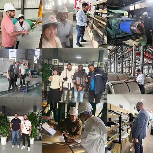 Customer visit to the factory