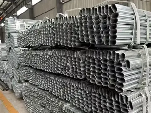 Galvanized elliptical tube
