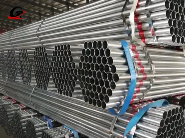 Iron Ms Pipes 6m Pole Galvanized Pipe Gi S40 Carbon Greenhouse Steel Pipe