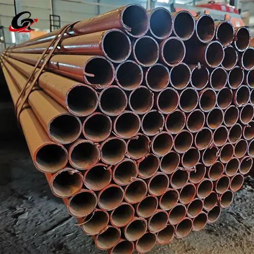 Red scaffolding pipe factory