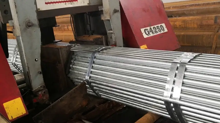 Wholesale of 2-inch hot-dip galvanized pipe (bundled)